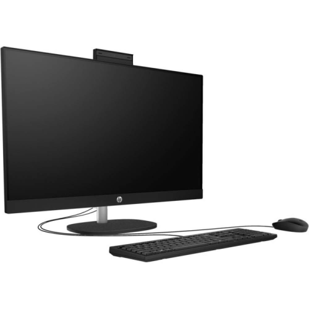 Комп'ютер персональний моноблок HP All-in-One 27" FHD IPS AG, Intel U5-125U, 16GB, F512GB, UMA, WiFi, кл+м, DOS, чорний