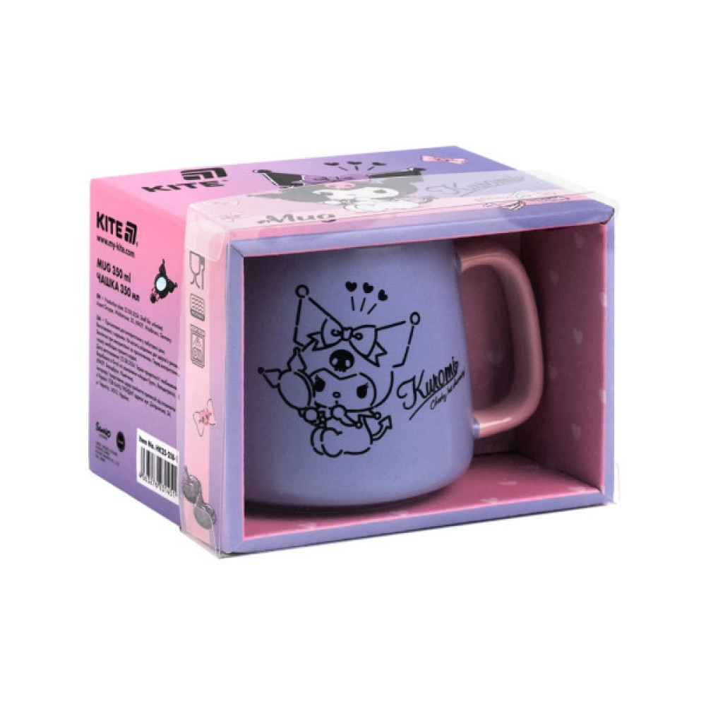 Чашка Kite Kuromi 350 мл, HK-1 (HK25-218-1)