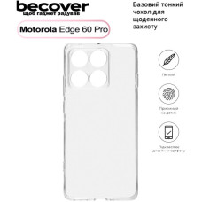 Чохол до мобільного телефона BeCover Motorola Edge 60 Pro Transparent (713775) Чохол до мобільного телефона BeCover Motorola Edge 60 Pro Transparent (713775)