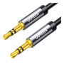 Кабель мультимедійний 3.5mm M to 3.5mm M 0.5m AV119 black Ugreen (10732) Кабель мультимедійний 3.5mm M to 3.5mm M 0.5m AV119 black Ugreen (10732)