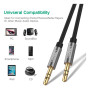 Кабель мультимедійний 3.5mm M to 3.5mm M 0.5m AV119 black Ugreen (10732) Кабель мультимедійний 3.5mm M to 3.5mm M 0.5m AV119 black Ugreen (10732)