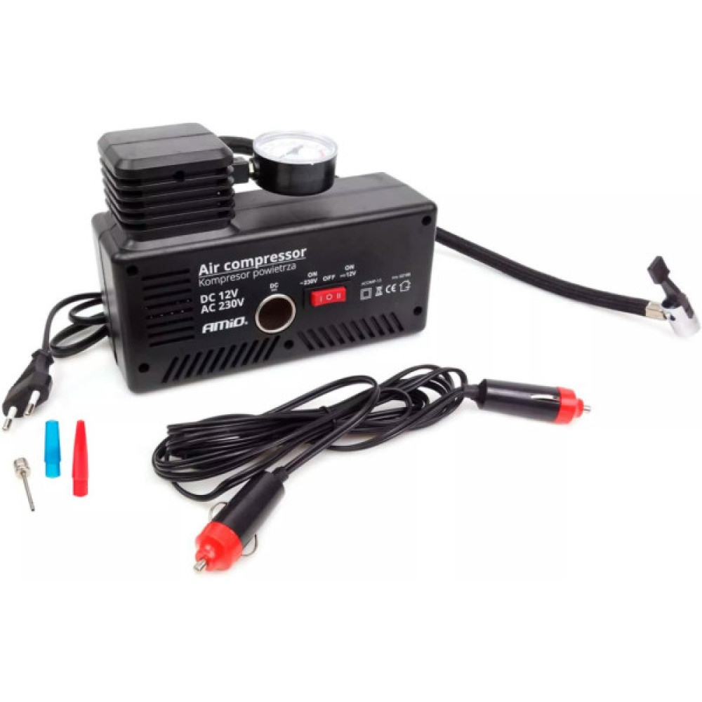 Автомобільний компресор AMiO 12В/230В Acomp-13 (02188)