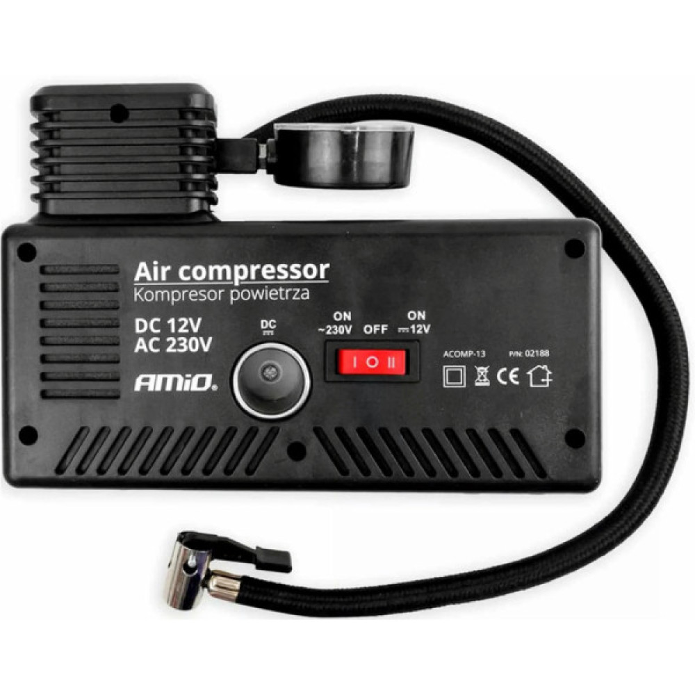 Автомобільний компресор AMiO 12В/230В Acomp-13 (02188)