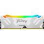 Модуль пам'яті для комп'ютера DDR5 48GB (2x24GB) 8000 MHz Renegade RGB White/Silver Kingston Fury (ex.HyperX) (KF580C38RWAK2-48) Модуль пам'яті для комп'ютера DDR5 48GB (2x24GB) 8000 MHz Renegade RGB White/Silver Kingston Fury (ex.HyperX) (KF580C38RWAK2-48)