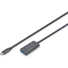 Дата кабель USB 3.2 AF to USB-C 5.0m Gen1 Active 5G Digitus (DA-73110)