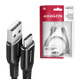 Дата кабель USB 2.0 AM to USB-C 1.0m black AXAGON (BUCM-AM10AB)