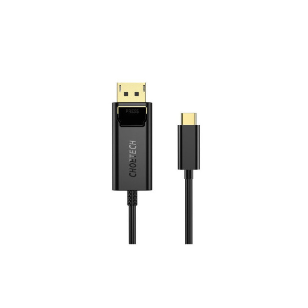 Кабель мультимедійний USB-C to DisplayPort M 1.8m 4K60Hz Choetech (XCP-1801BK)
