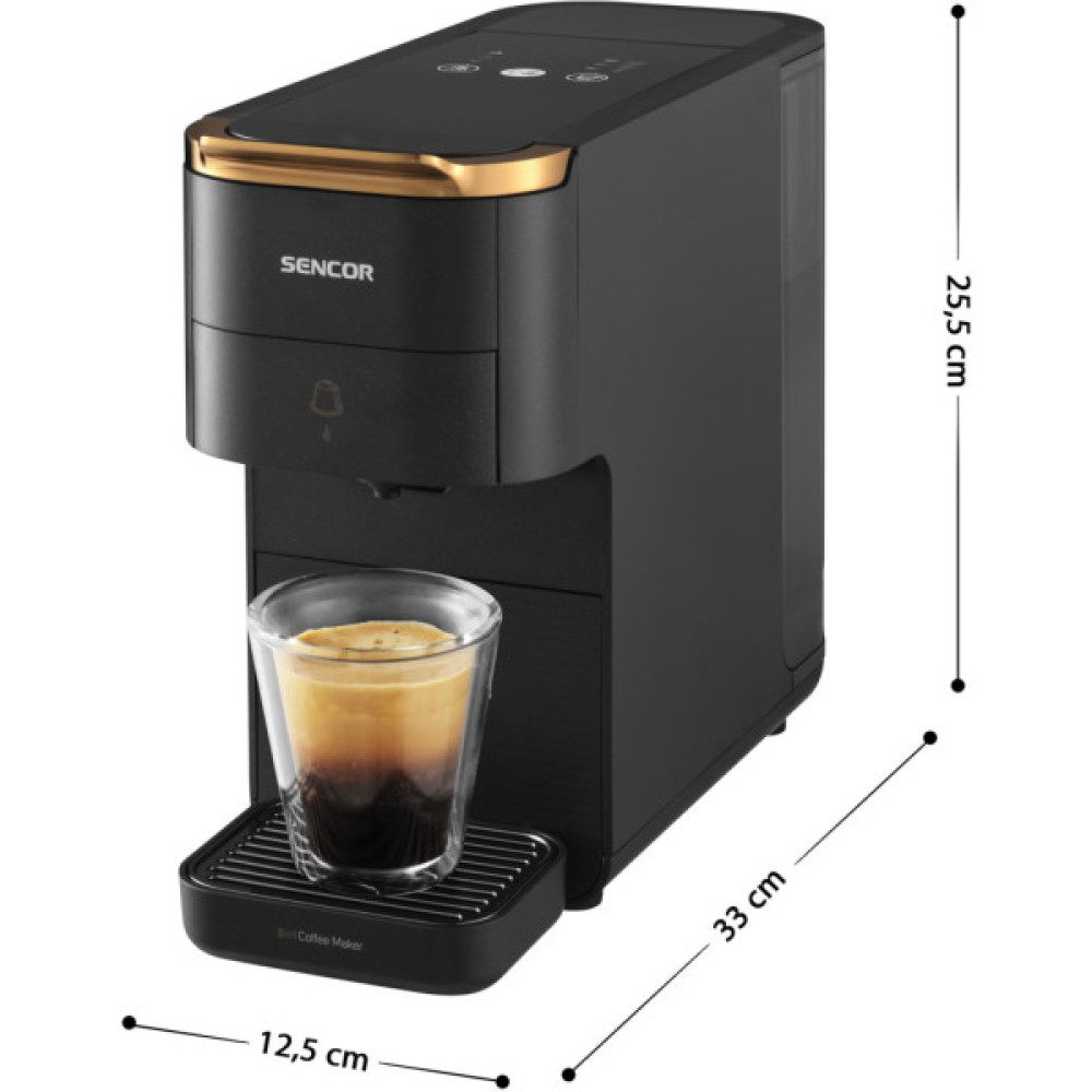 Капсульна кавоварка Sencor SCC1000BK
