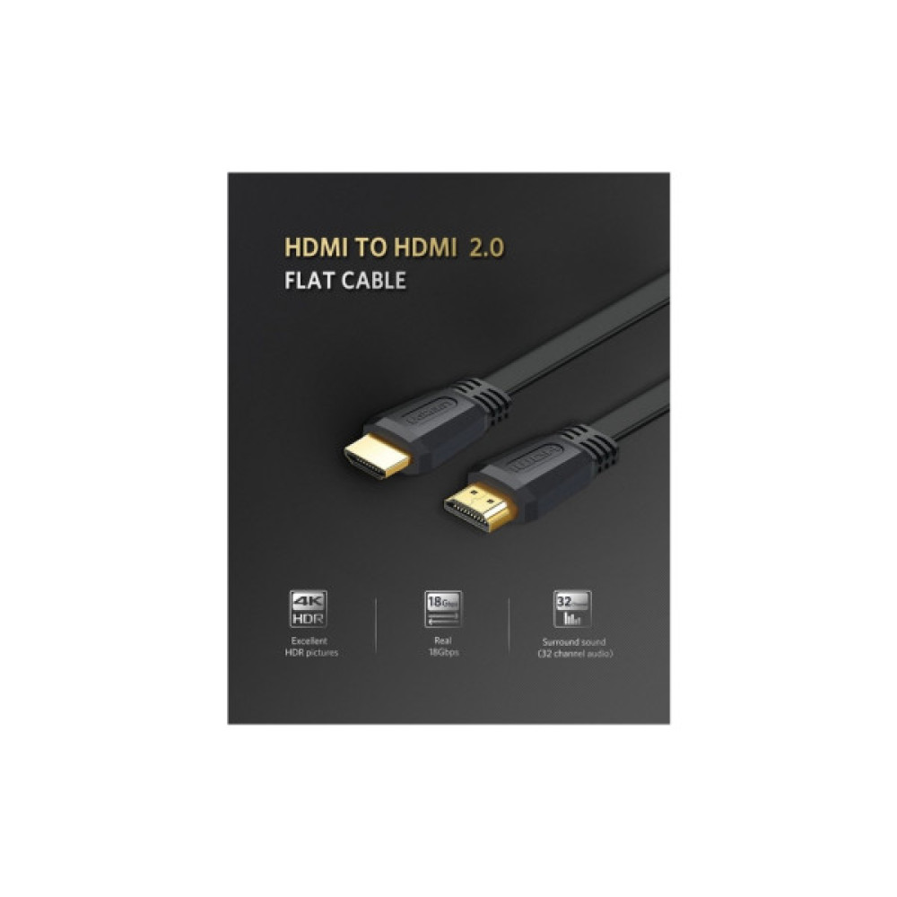 Кабель мультимедійний HDMI M to HDMI M 1.5m Ugreen (UGR-50819)