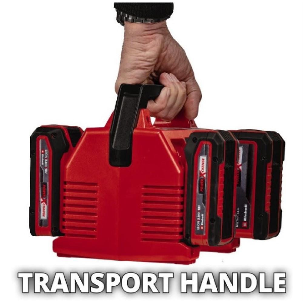 Зарядний пристрій Einhell 2x2 Power X-Quattrocharger 4A PXC, 18В, 4А 1.29 кг