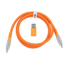 Дата кабель USB-C + USB A to USB-C 1.0m Double-Sleeved Geek orange Keychron (CAB22_KEYCHRON) Дата кабель USB-C + USB A to USB-C 1.0m Double-Sleeved Geek orange Keychron (CAB22_KEYCHRON)