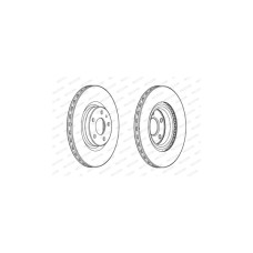 Гальмівний диск FERODO DDF2329C