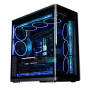 Корпус Zalman P60 без БЖ, 2xUSB3.0, 1x Type C, 3x120мм ARGB Reverse, 2x120мм ARGB, VGA 435мм, LCS ready, Curved Tempered Glass, Dual Chamber, ATX, чорний