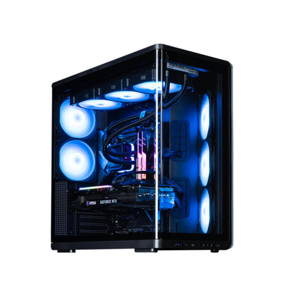 Корпус Zalman P60 без БЖ, 2xUSB3.0, 1x Type C, 3x120мм ARGB Reverse, 2x120мм ARGB, VGA 435мм, LCS ready, Curved Tempered Glass, Dual Chamber, ATX, чорний