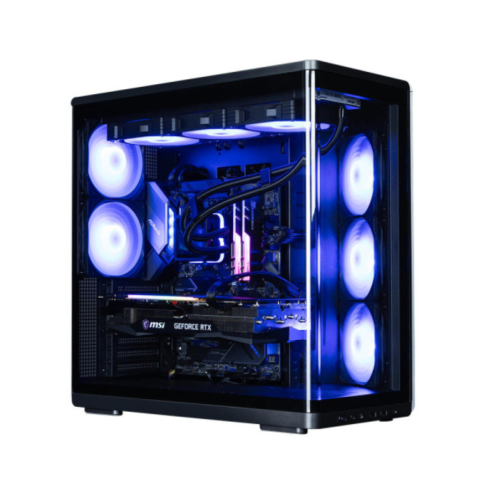 Корпус Zalman P60 без БЖ, 2xUSB3.0, 1x Type C, 3x120мм ARGB Reverse, 2x120мм ARGB, VGA 435мм, LCS ready, Curved Tempered Glass, Dual Chamber, ATX, чорний