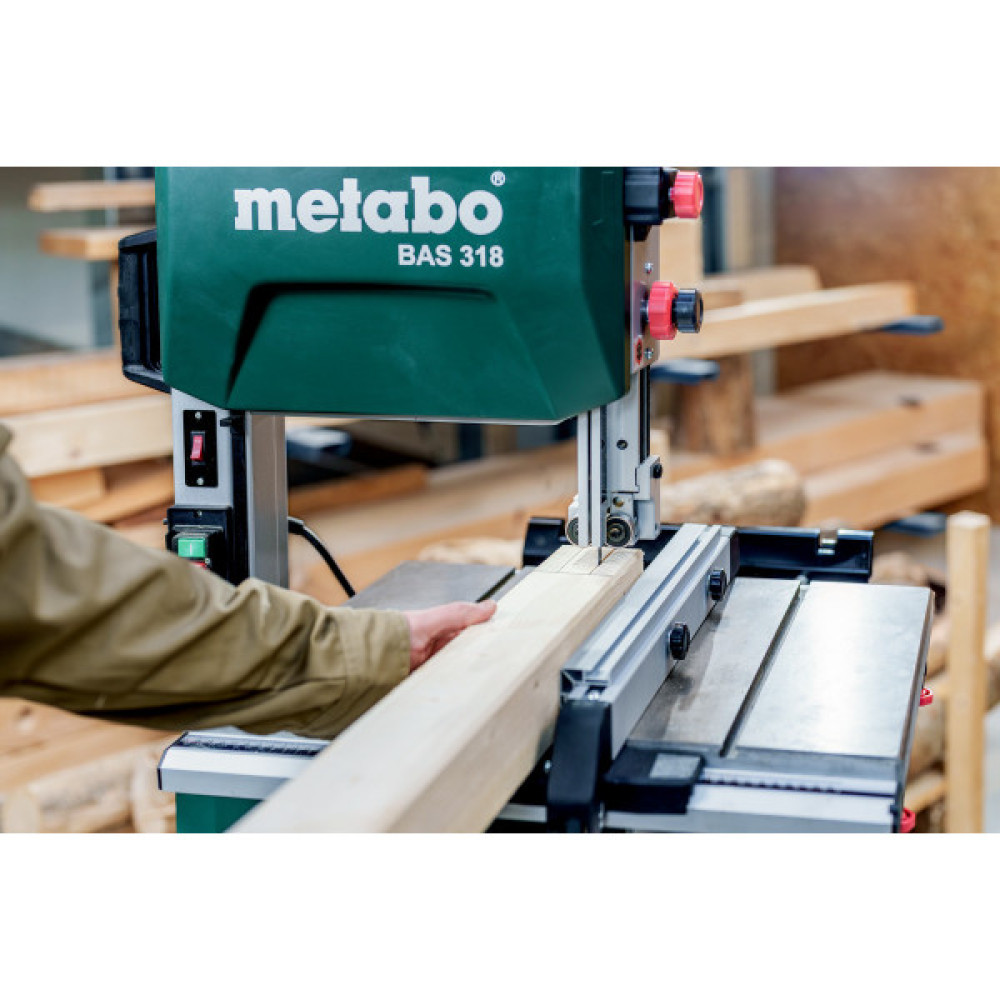 Пила стрічкова Metabo BAS 318 PRECISION WNB 900Вт висота різу 170мм опора 560x400мм 79кг