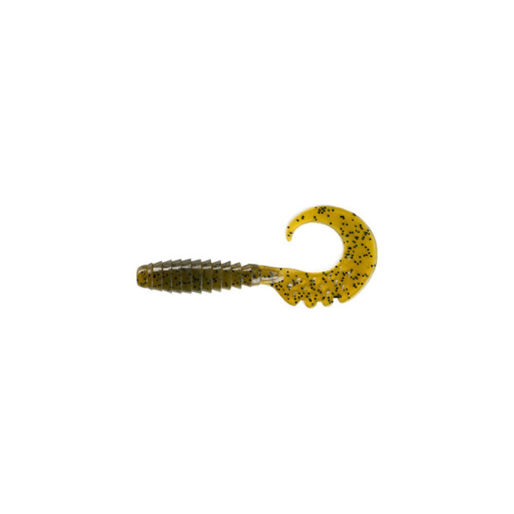 Силікон рибальський FishUP Fancy Grub 1" 074 - Green Pumpkin Seed (12шт/уп) (1862.02.30)