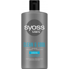 Шампунь Syoss Men Clean & Cool з Ментолом 440 мл (9000101277197)