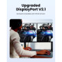 Кабель мультимедійний DisplayPort M to DisplayPort M 1.0m 16K DP118 black Ugreen (15383) Кабель мультимедійний DisplayPort M to DisplayPort M 1.0m 16K DP118 black Ugreen (15383)