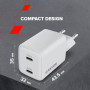 Зарядний пристрій Canyon CU35CC GaN 35W 2xPD EU White (CNS-CUW35CC) Зарядний пристрій Canyon CU35CC GaN 35W 2xPD EU White (CNS-CUW35CC)
