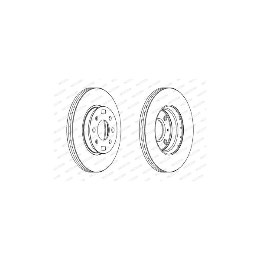 Гальмівний диск FERODO DDF1603