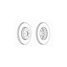 Гальмівний диск FERODO DDF1603
