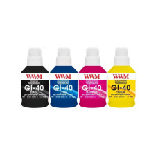 Чорнило WWM Canon GI-40 G5040/G6040 4х190г BP/C/M/Y KeyLock (G40SET4) Чорнило WWM Canon GI-40 G5040/G6040 4х190г BP/C/M/Y KeyLock (G40SET4)