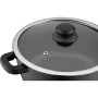 Каструля Ardesto Gemini Anzio скляна кришка 20 см 2,5 л чорна (AR2420GE)