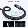 Дата кабель USB-C to USB-C 2.0m PD 100W L509 black Ugreen (35512)