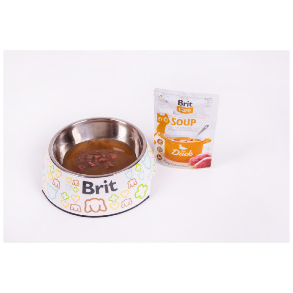 Вологий корм для кішок Brit Care Soup with Duck з качкою 75 г (8595602569182)