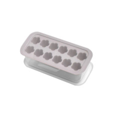 Форма для льоду Stenson з контейнером 27 х 12 х 7.5 см Сіра (R92456 grey)