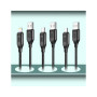 Дата кабель USB 2.0 AM to Lightning 1.0m braided black XO (NB235_L_Black) Дата кабель USB 2.0 AM to Lightning 1.0m braided black XO (NB235_L_Black)