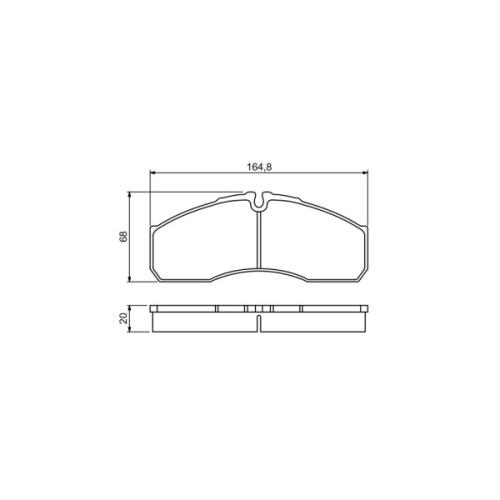 Гальмівні колодки Bosch 0 986 494 266