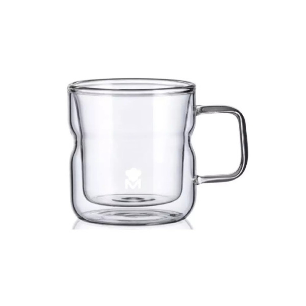 Набір чашок MasterPro Mixology з подвійними стінками 140 мл, 2 шт (BGMP-20208)