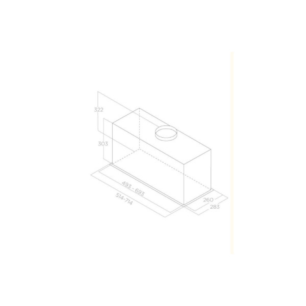 Витяжка кухонна Elica ENTER BL MAT/A/72