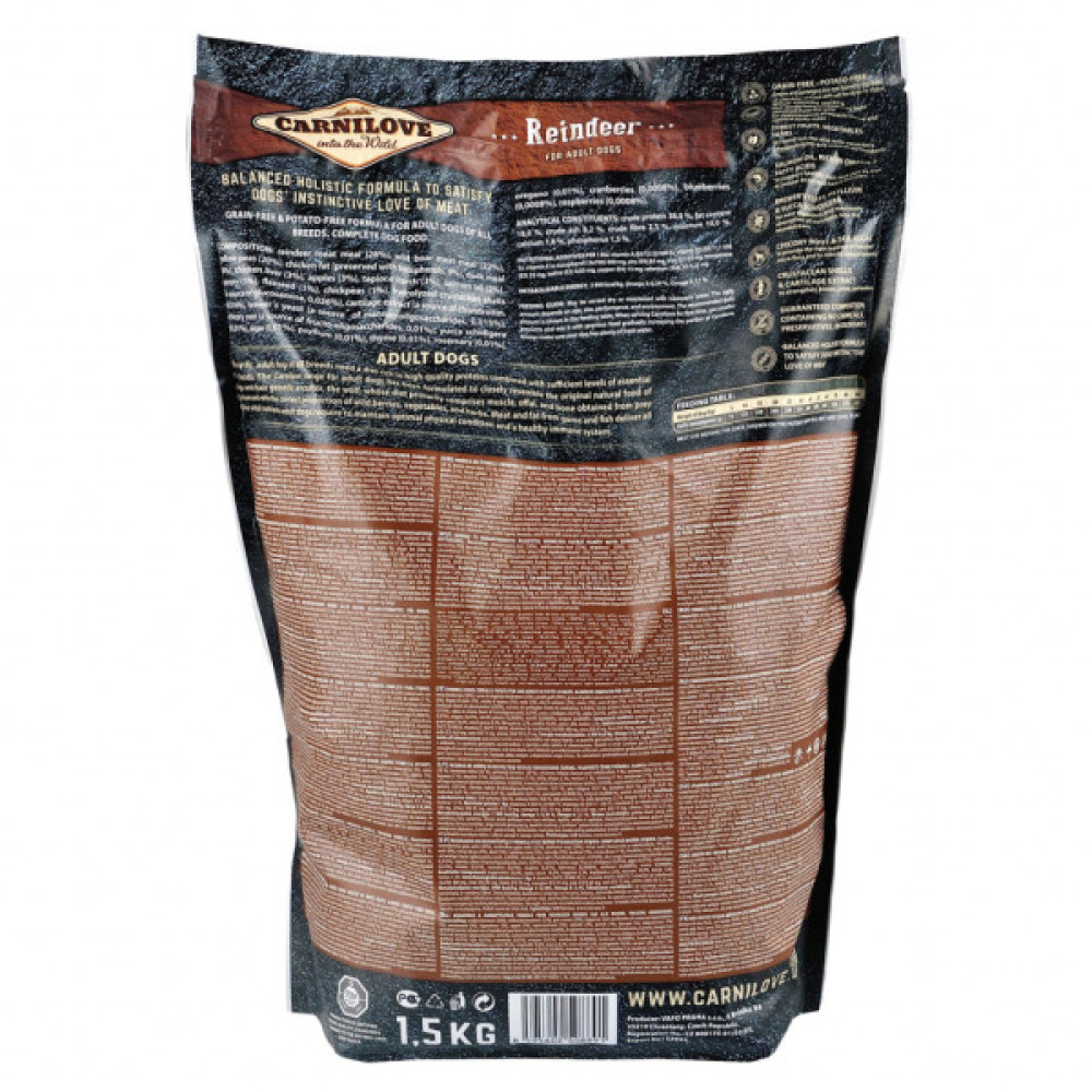 Сухий корм для собак Carnilove Adult Raindeer 1.5 кг (8595602508891)