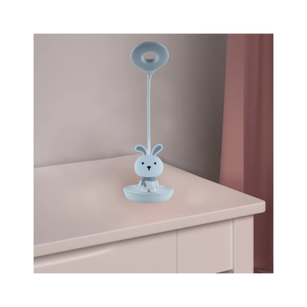 Настільна лампа Kite Bunny LED з акумулятором, біла (K24-492-1-1)