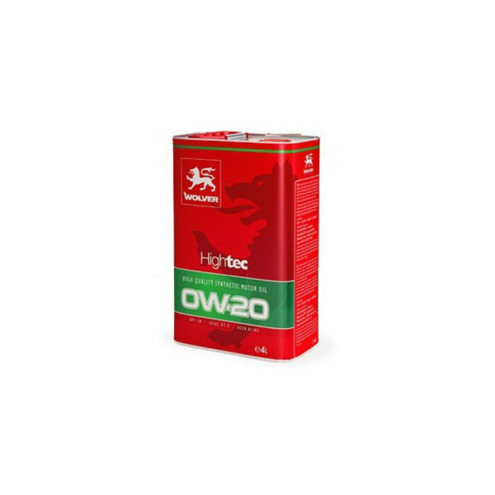 Моторна олива Wolver HIGHTEC 0W-20 4л (4260360943492)