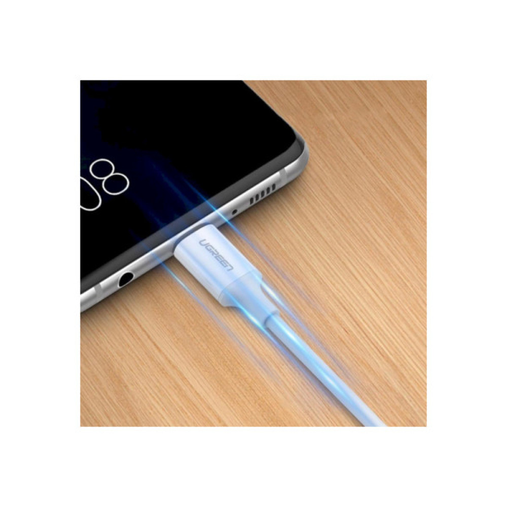 Дата кабель USB-C to USB-C 1.5m 5A 100W US300 white Ugreen (80370)