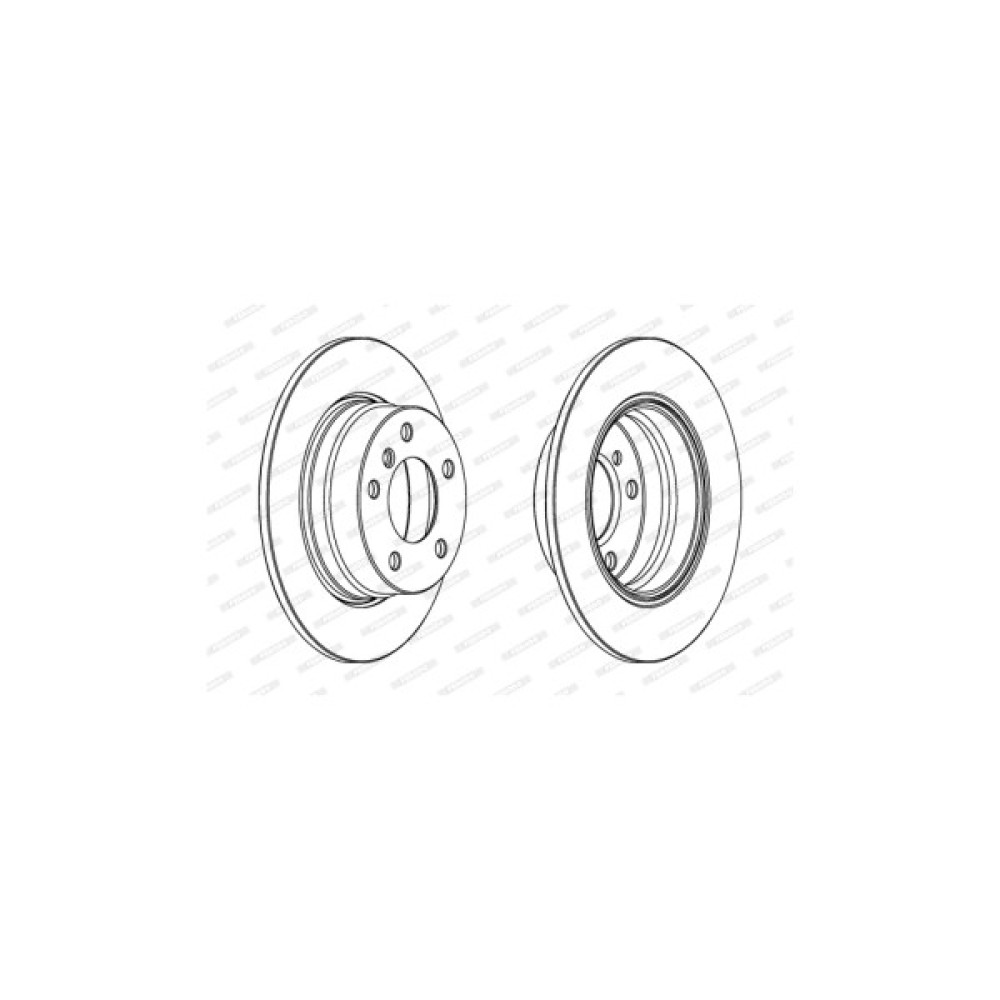 Гальмівний диск FERODO DDF1303C