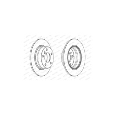 Гальмівний диск FERODO DDF1303C