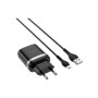 Зарядний пристрій HOCO C12Q Smart USB QC3.0 + cable Micro 18W Black (6931474716279) Зарядний пристрій HOCO C12Q Smart USB QC3.0 + cable Micro 18W Black (6931474716279)