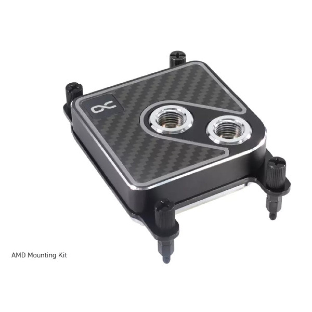 Водоблок Alphacool Core 1 Aurora Carbon - AM4 / AM5 Intel LGA 1700 / LGA 1851 (13769)