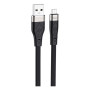 Дата кабель USB 2.0 AM to Micro 5P 1.0m 2.4A silicone X53 black HOCO (6931474738073) Дата кабель USB 2.0 AM to Micro 5P 1.0m 2.4A silicone X53 black HOCO (6931474738073)