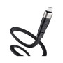 Дата кабель USB 2.0 AM to Micro 5P 1.0m 2.4A silicone X53 black HOCO (6931474738073) Дата кабель USB 2.0 AM to Micro 5P 1.0m 2.4A silicone X53 black HOCO (6931474738073)
