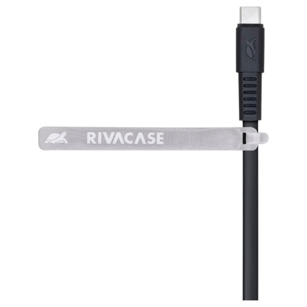 Дата кабель USB 2.0 AM to USB-C 1.2m black RivaCase (PS6002 BK12)