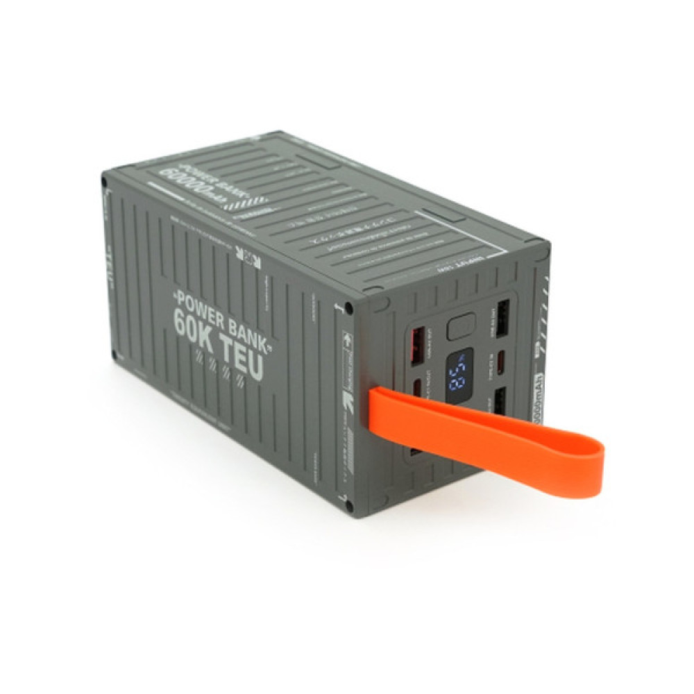 Батарея універсальна Remax 60000mAh, PD/20W, QC/22.5W, Gray (RPP-609G)