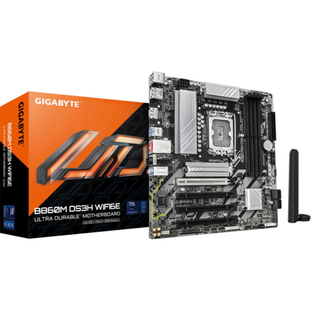Материнська плата GIGABYTE B860M DS3H WIFI6E