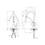 Змішувач Kroner Ersel-SCH03393BLK Змішувач Kroner Ersel-SCH03393BLK