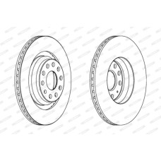 Гальмівний диск FERODO DDF1503C